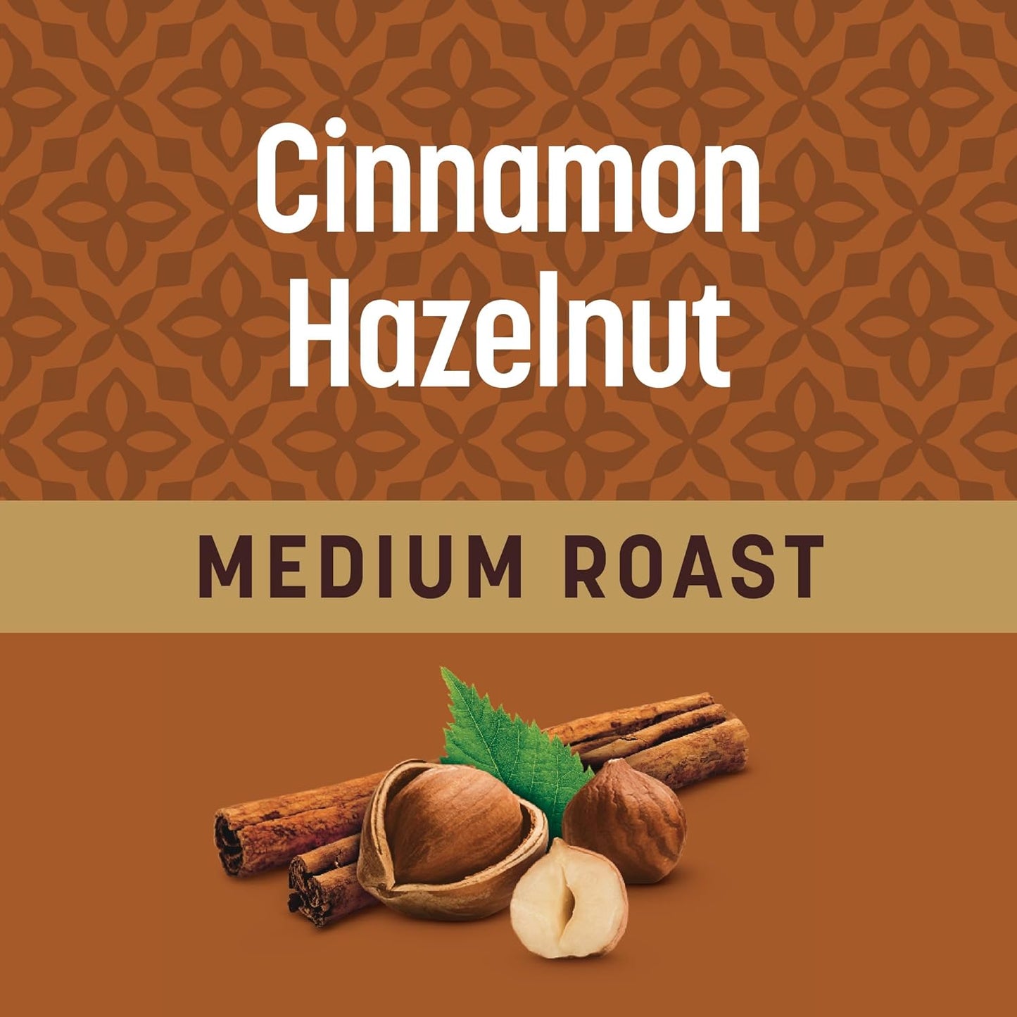 Cinnamon Hazelnut Coffee Pods, Medium Roast, 55Ct | Compatible with Keurig Coffee Pod Brewers, 100% Arabica Coffee, Convenient Single Serve Brewing, Fresh Brew in Every Cup