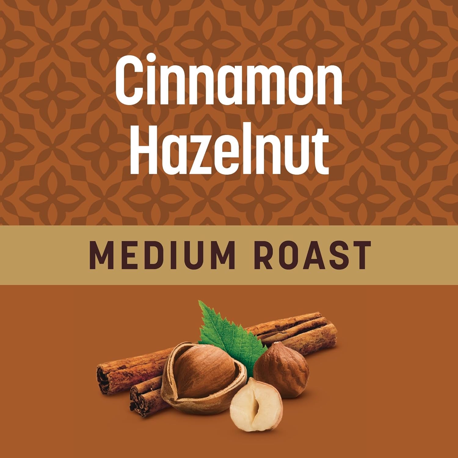 Cinnamon Hazelnut Coffee Pods, Medium Roast, 55Ct | Compatible with Keurig Coffee Pod Brewers, 100% Arabica Coffee, Convenient Single Serve Brewing, Fresh Brew in Every Cup