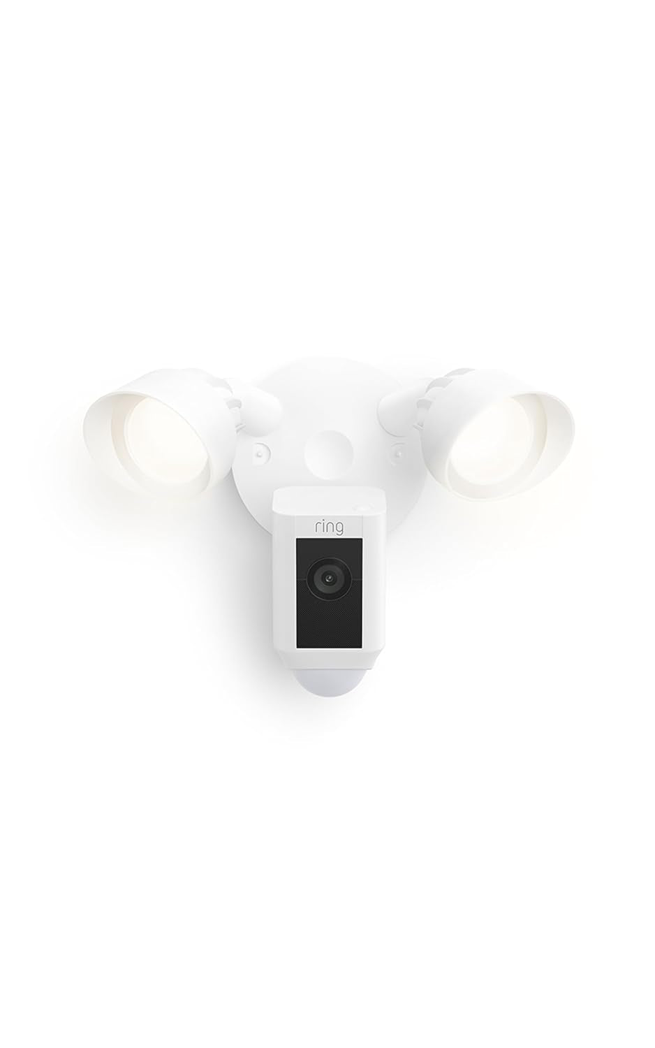 Floodlight Cam Wired Plus, Outdoor Home or Business Security with Motion-Activated 1080P HD Video and Floodlights, White