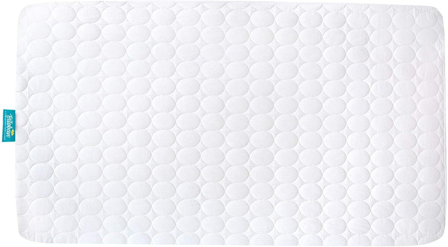Crib Mattress Protector Pad Waterproof, Toddler Waterproof Crib Mattress Cover, Machine Washable & Dryer Fit Baby Toddler Bed Mattress Protector (Standard Size 52” X 28”), White